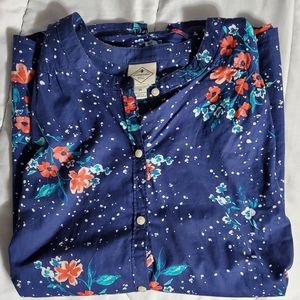 St. John's Bay 3X sleeveless button down shirt
